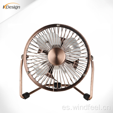 Ventilador Kaidi Venta caliente Mini ventilador de mesa de escritorio USB de 4 pulgadas